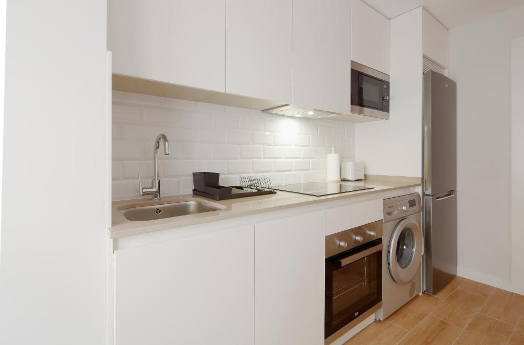 A kitchen or kitchenette at Apartamento Centro-El Carmen