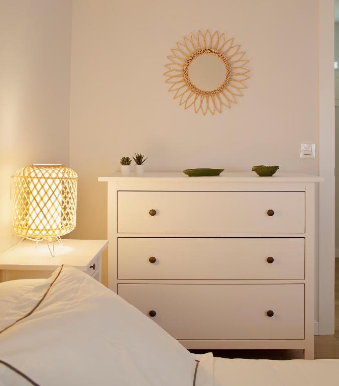 A bed or beds in a room at Apartamento Centro-El Carmen
