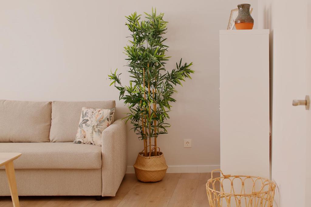A seating area at Apartamento Centro-El Carmen