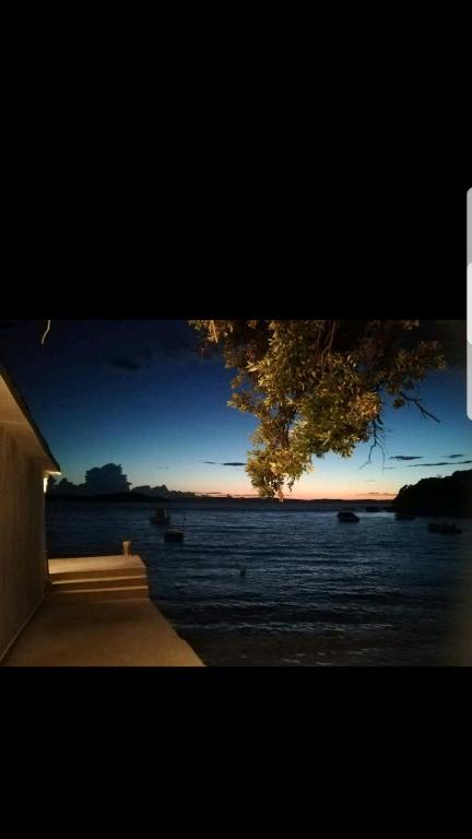 a view of a body of water at sunset at Matteo in Supetarska Draga