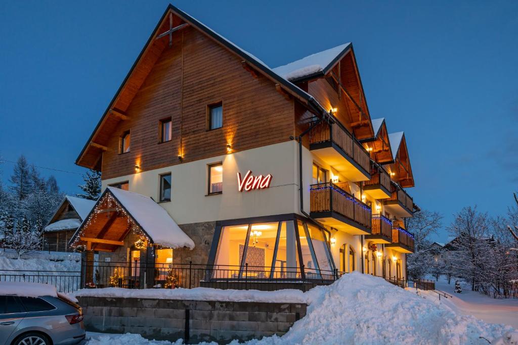 Budova, v ktorej sa ubytovanie bed & breakfast nachádza