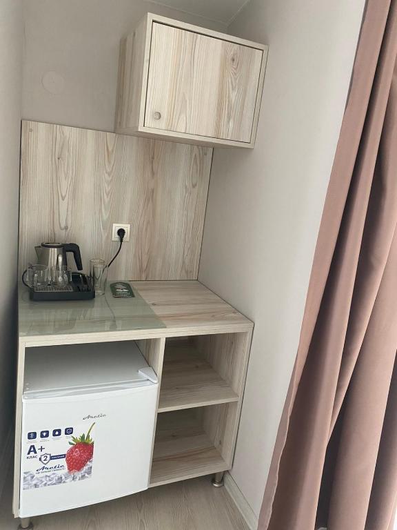 Kuchyň nebo kuchyňský kout v ubytování Chorna Skelya Resort & Wellness