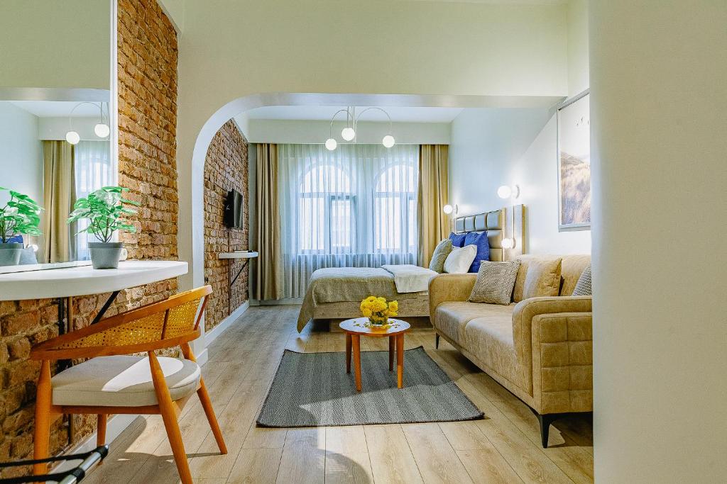 Χώρος καθιστικού στο The Wilson Galata Hotel