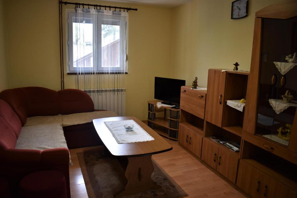 TV a/nebo společenská místnost v ubytování Apartments Sabljak