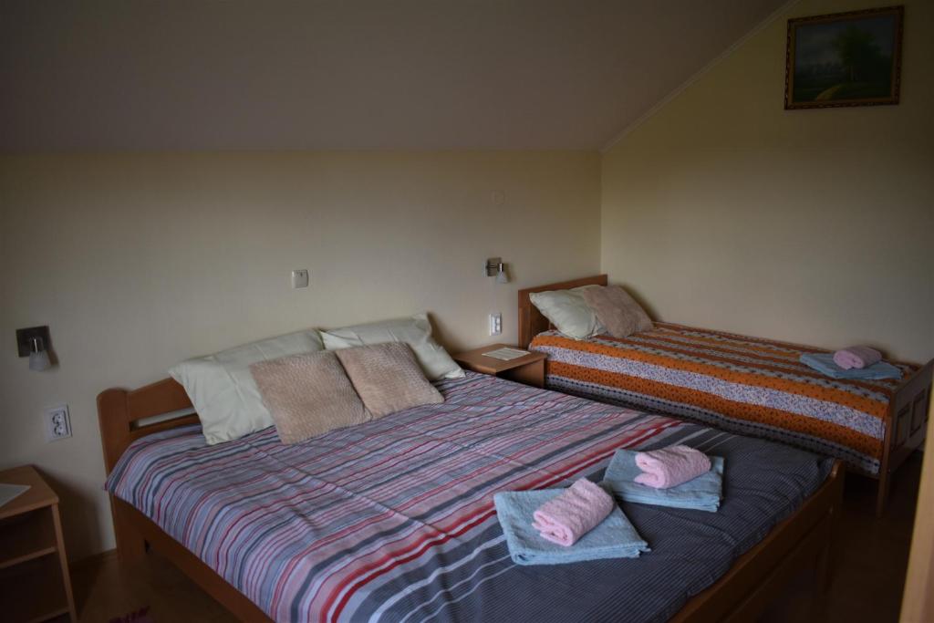 Postel nebo postele na pokoji v ubytování Apartments Sabljak