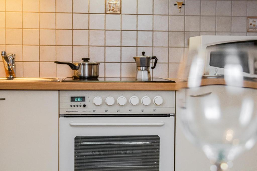 Kuchnia lub aneks kuchenny w obiekcie Ciüf de Munt