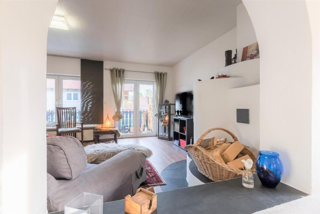 Posezení v ubytování DARFATI 4-Zimmer Wohnung