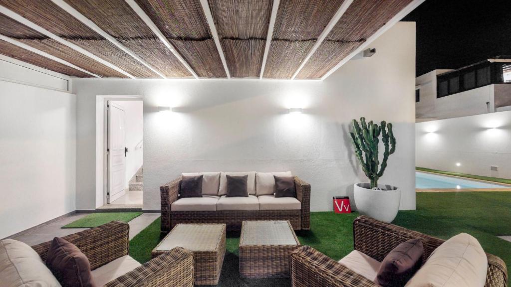 Posezení v ubytování VILLA ANIL Lanzarote