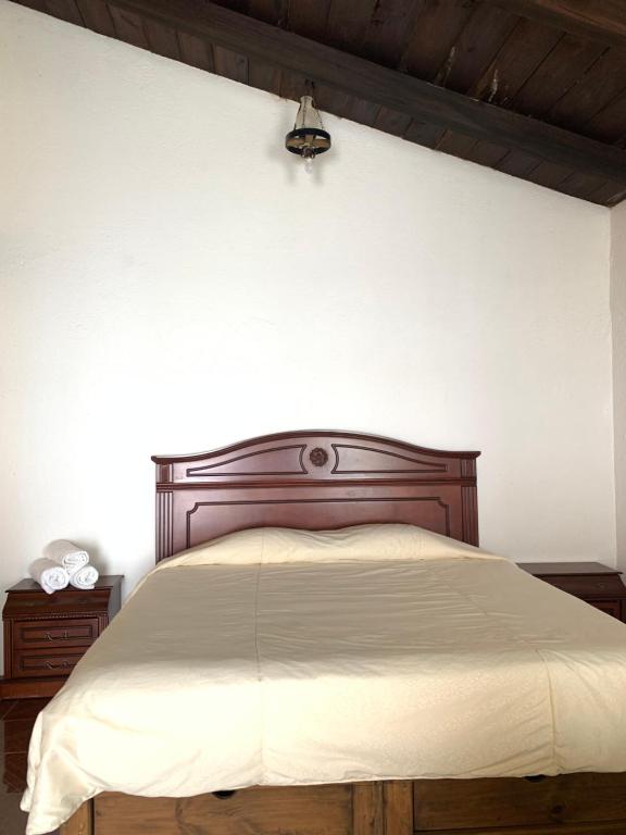 Postel nebo postele na pokoji v ubytování Hotel La Condesa