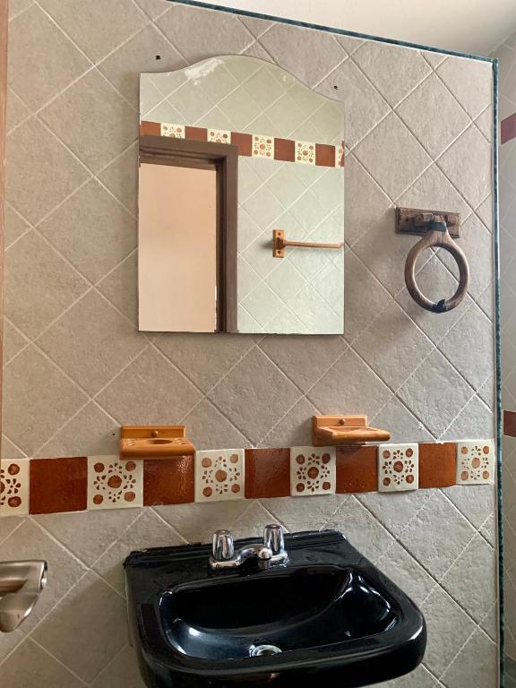 Koupelna v ubytování Hotel La Condesa