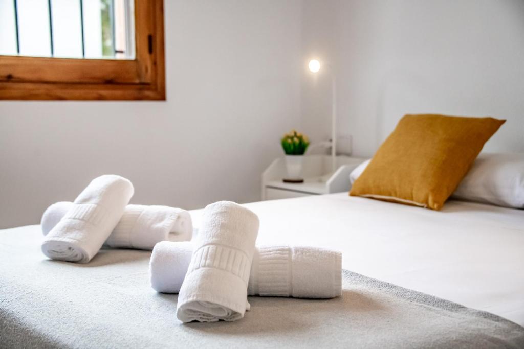 Posteľ alebo postele v izbe v ubytovaní Villas Guzman - Thomas