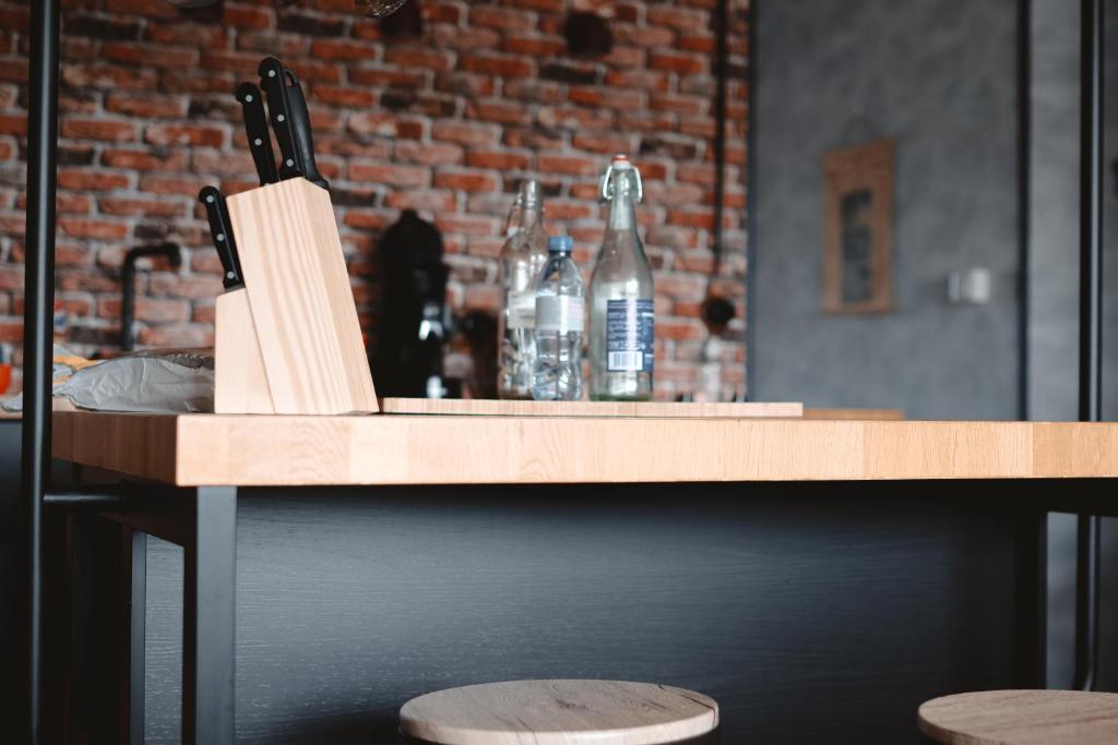 Lounge nebo bar v ubytování Van Gogh gare By Joyca Chambre privée