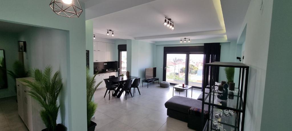 Posezení v ubytování Sandy Cozy Apartments