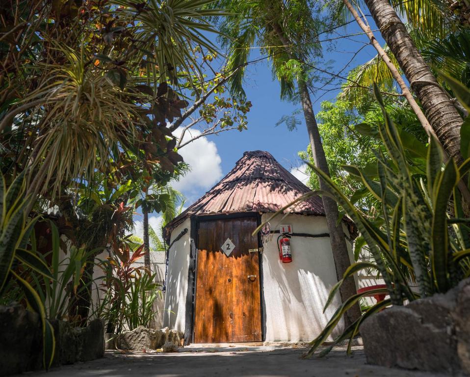 Zahrada ubytování Hostel Oryx Tulum