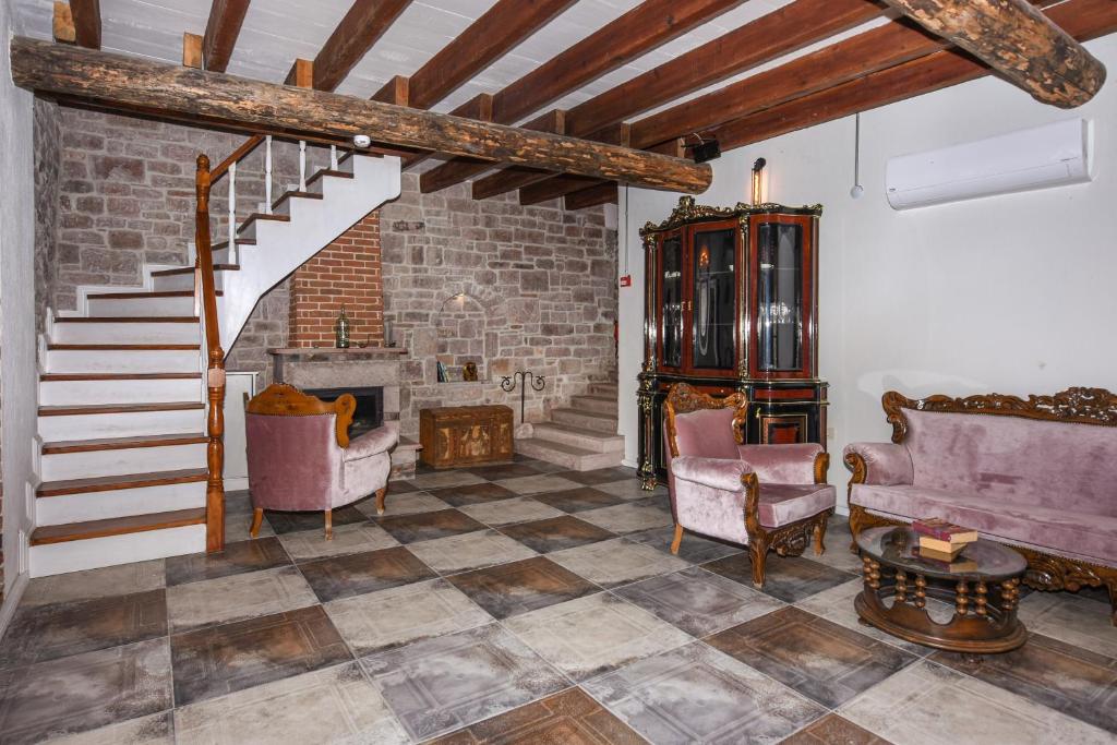 Posezení v ubytování Lunaria Guest House