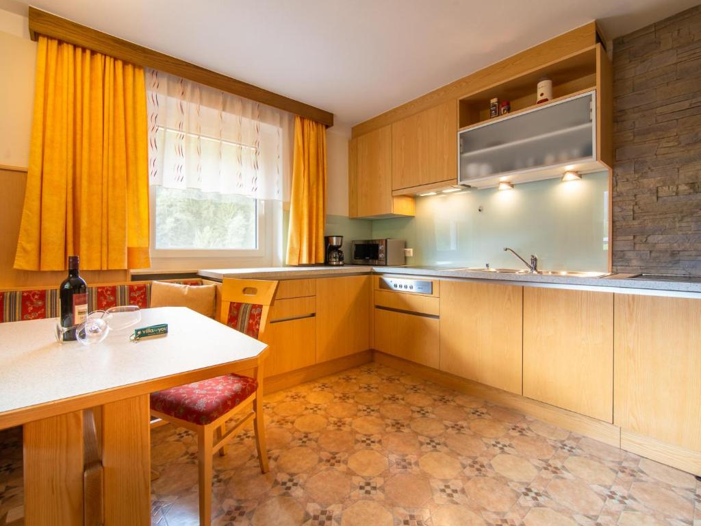 Kuchyň nebo kuchyňský kout v ubytování Ferienhaus Nössig