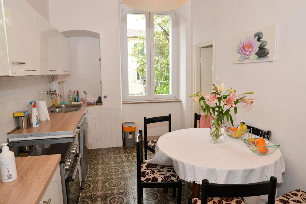Kuchyňa alebo kuchynka v ubytovaní Apartment Škunca