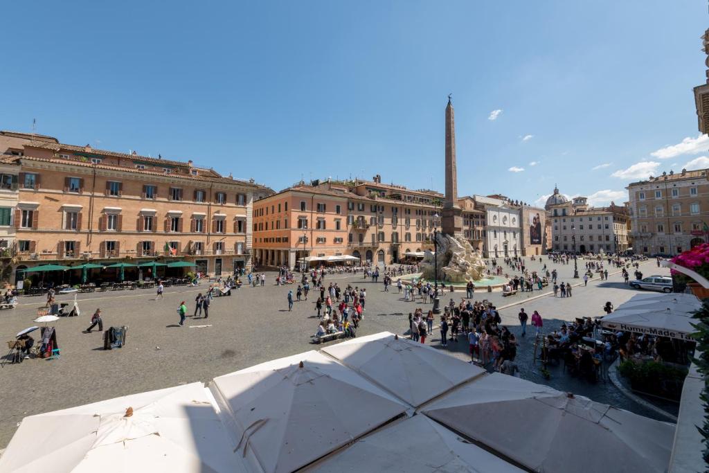 Hostia v ubytovaní NEW! Amazing Piazza Navona View