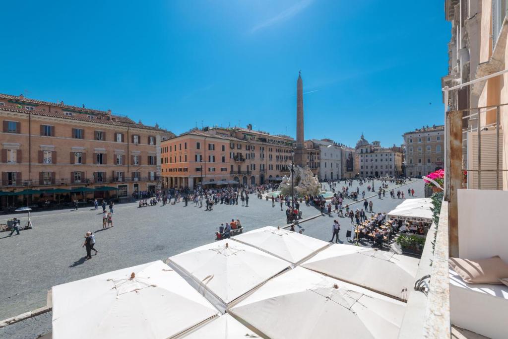 Hostia v ubytovaní NEW! Amazing Piazza Navona View