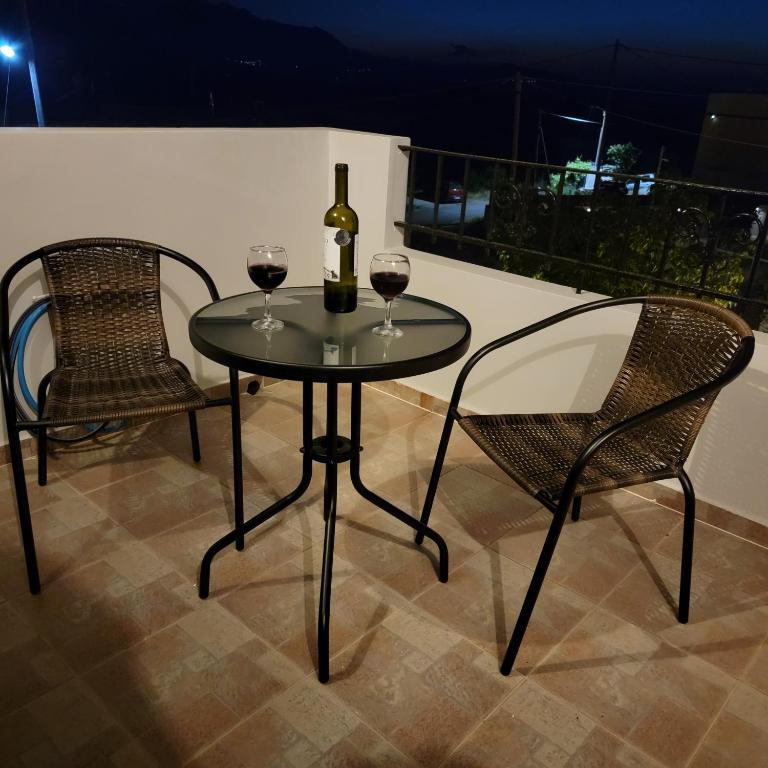 Balkón nebo terasa v ubytování Paradisos Villa - Chania, Crete