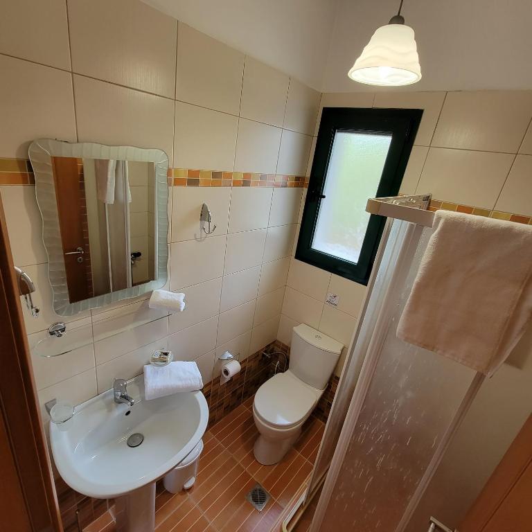 Koupelna v ubytování Paradisos Villa - Chania, Crete