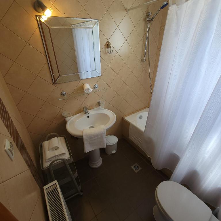 Koupelna v ubytování Paradisos Villa - Chania, Crete