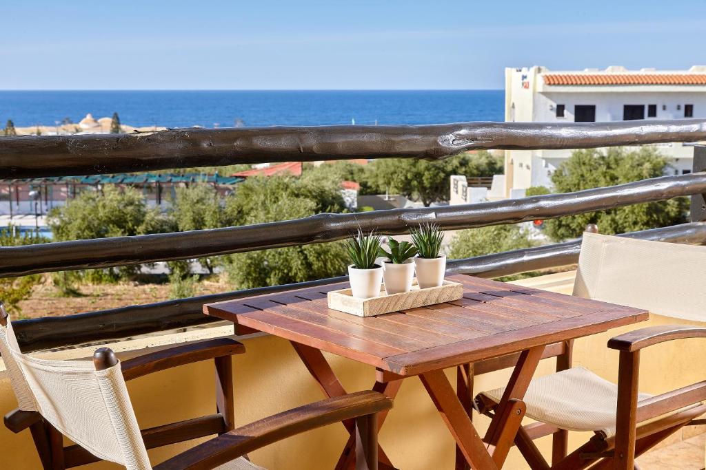 Balkon lub taras w obiekcie Kreta Natur