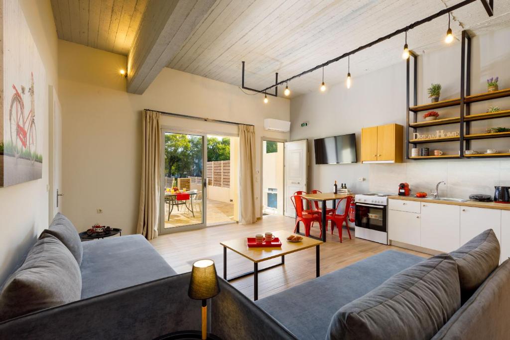 Posezení v ubytování Senses Suites
