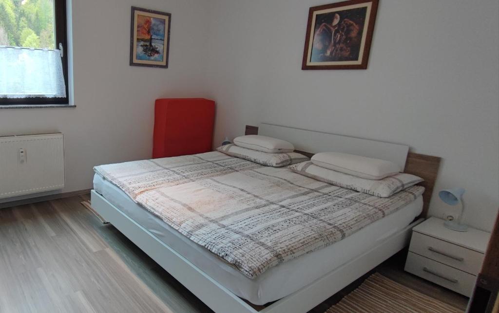 Postel nebo postele na pokoji v ubytování Apartma Kuhar