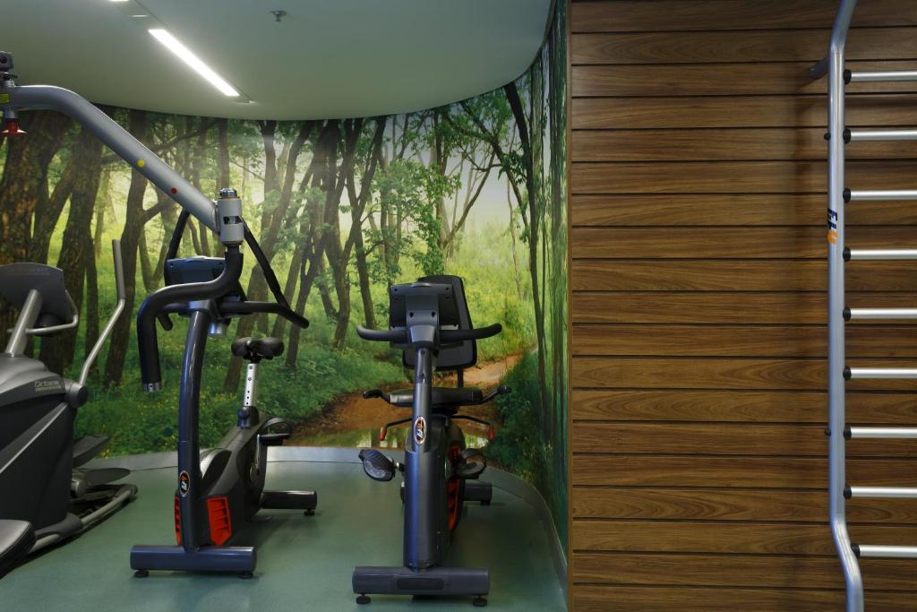 Fitness centrum a/nebo fitness zařízení v ubytování Mercure Salvador Pituba