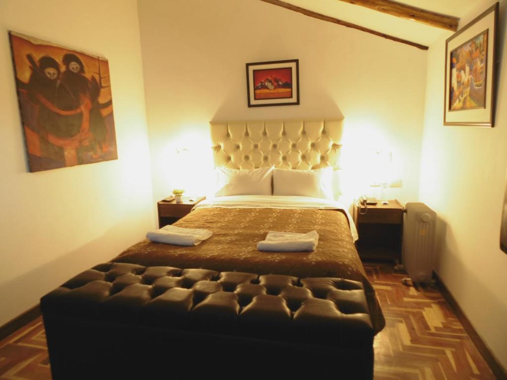 Area soggiorno di Hotel Montecristo Cusco