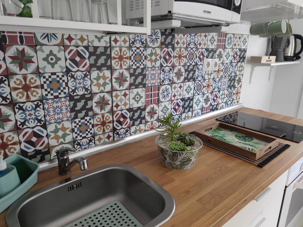 Kuchnia lub aneks kuchenny w obiekcie Encantadora Casa con Patio
