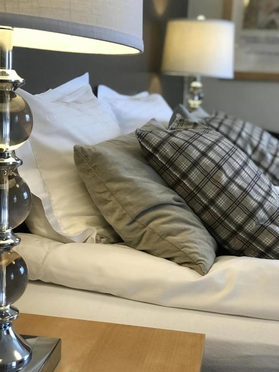 Postel nebo postele na pokoji v ubytování Snorri's Guesthouse