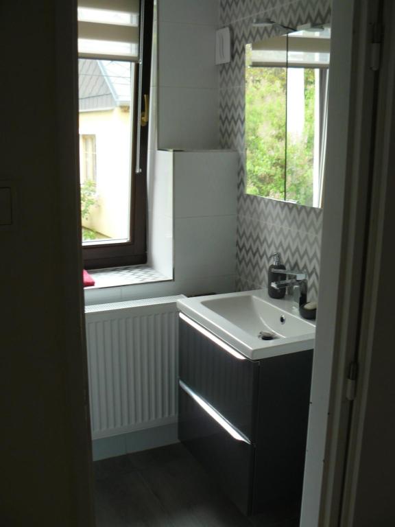 Kuchyň nebo kuchyňský kout v ubytování Apartmán U paní Věrky