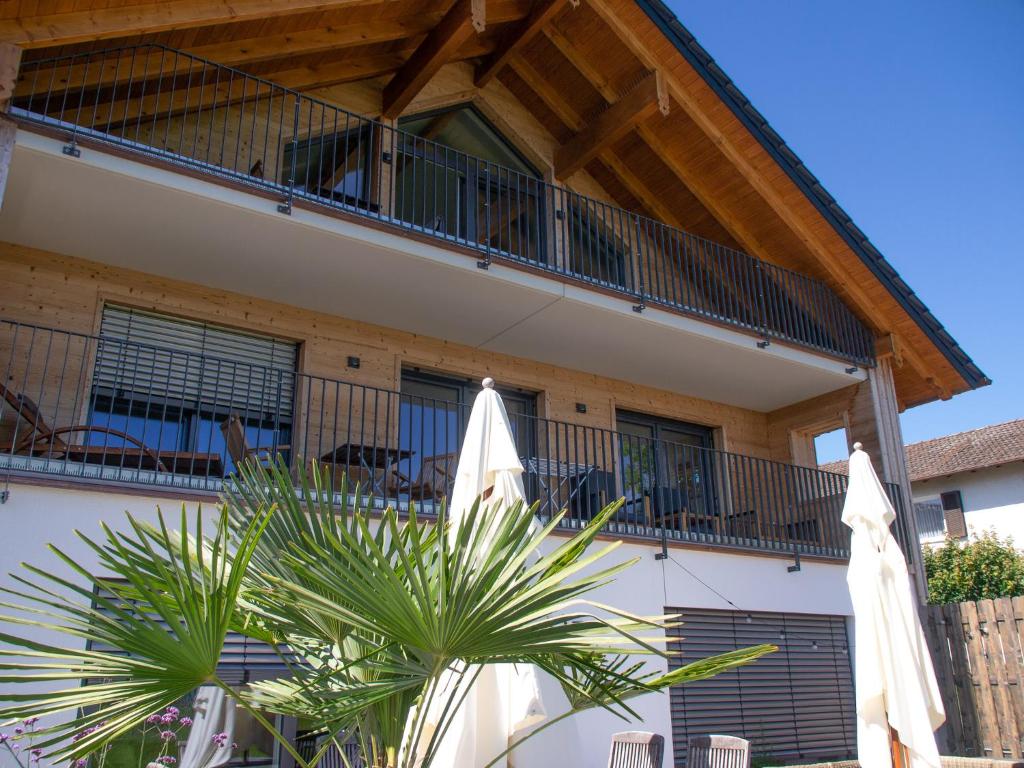 Μπαλκόνι ή βεράντα στο TANTE IDAS Apartments in Lindau