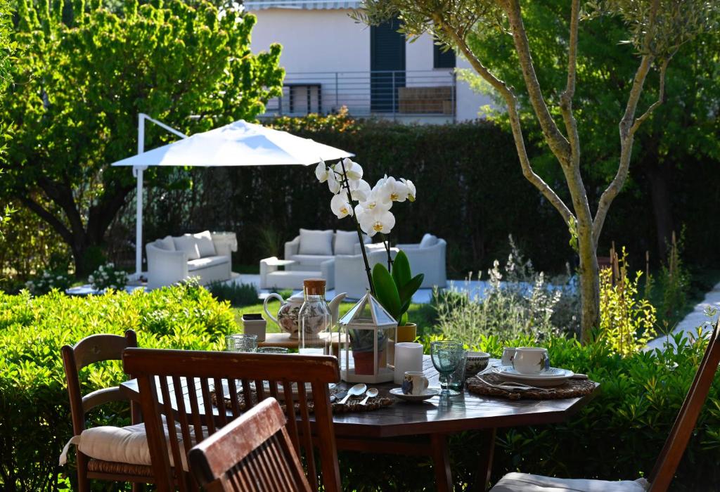 Zahrada ubytování Aura Relais