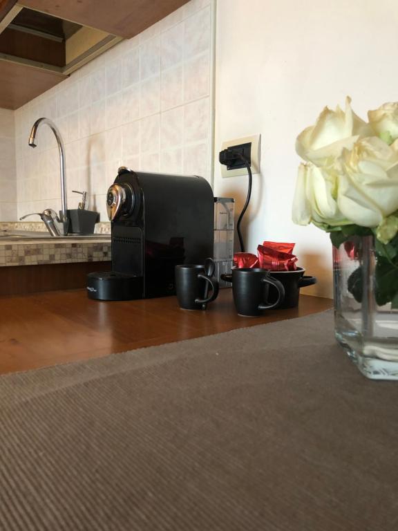 A kitchen or kitchenette at Appartamento “BellaVista” a Norma