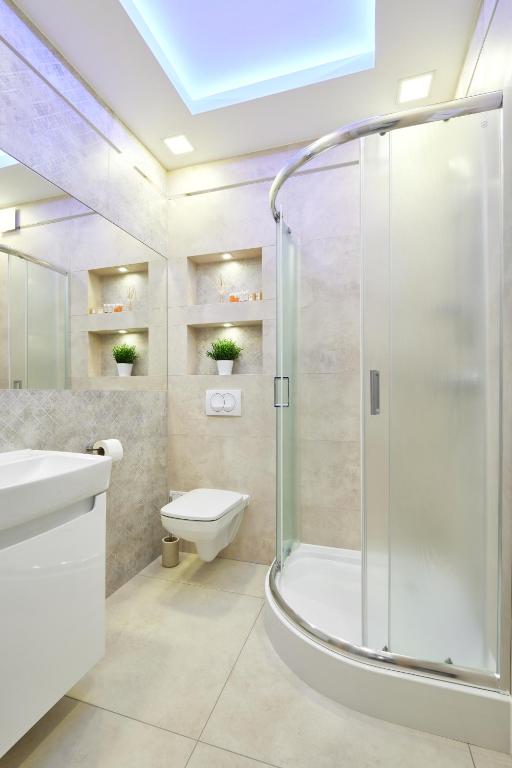 Kúpeľňa v ubytovaní Villa Polna