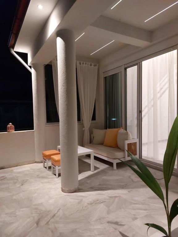 Posezení v ubytování Nefeli Seaside Apartments