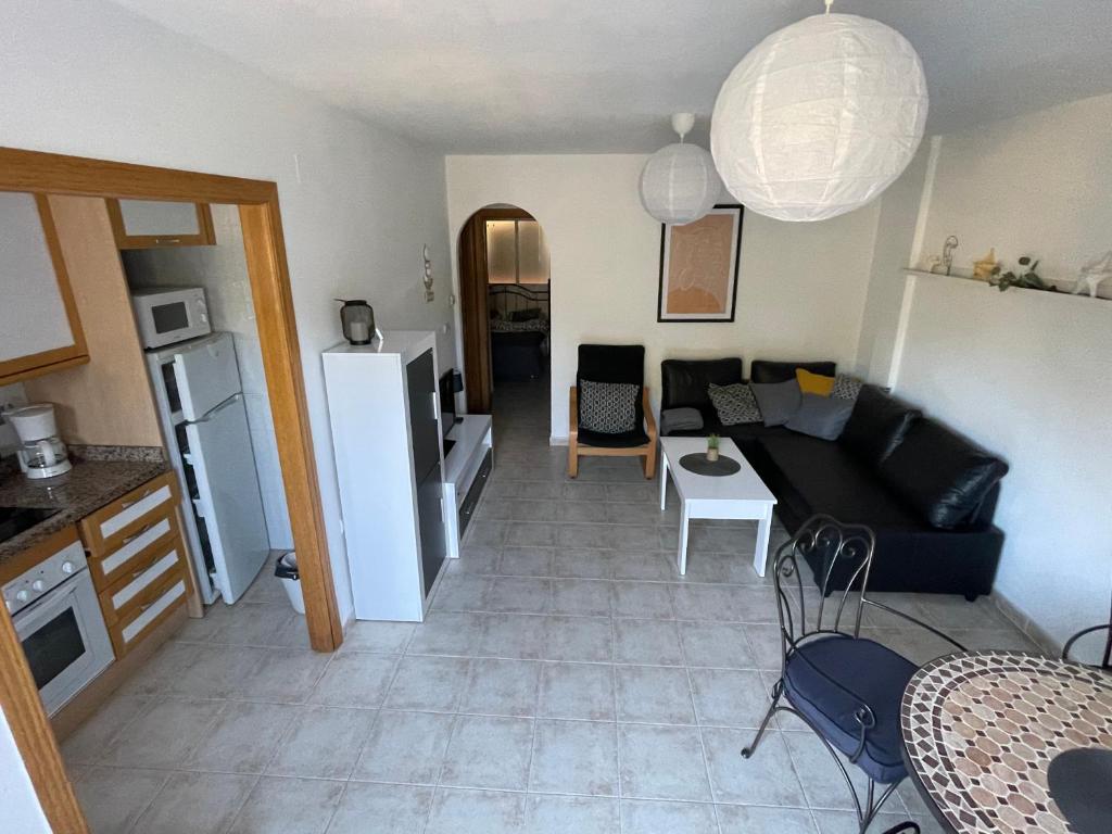 Kuchyň nebo kuchyňský kout v ubytování Casa de la duna Costa Blanca