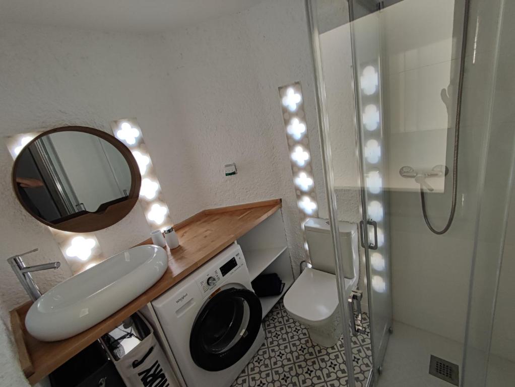 Kúpeľňa v ubytovaní Casa Riumi