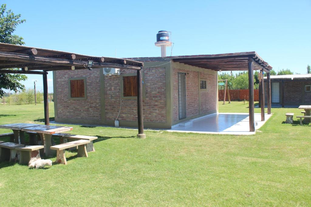 Zahrada ubytování Cabañas Doña Antonia