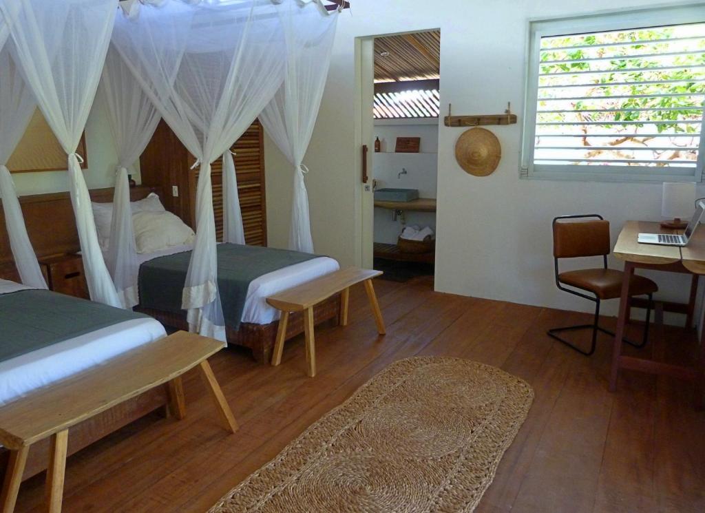 Istumisnurk majutusasutuses Limbo Atins Chalets - Lençóis Maranhenses