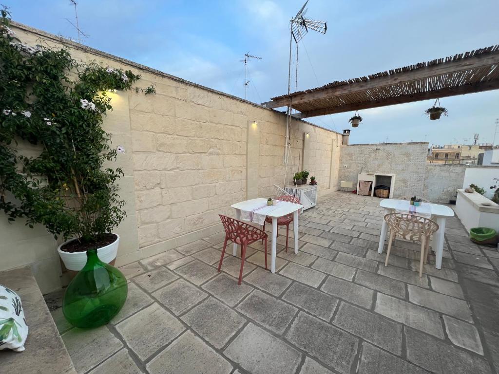 Patio nebo venkovní prostory v ubytování beddhra mia