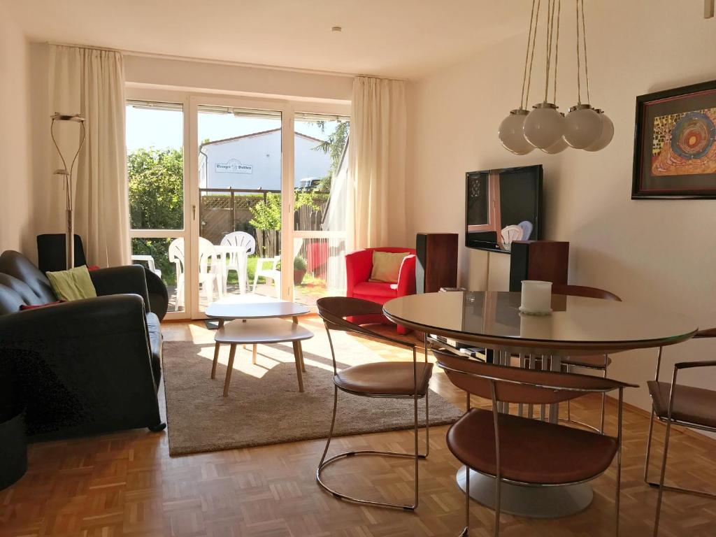 Posezení v ubytování Ferienhaus Captain Hook