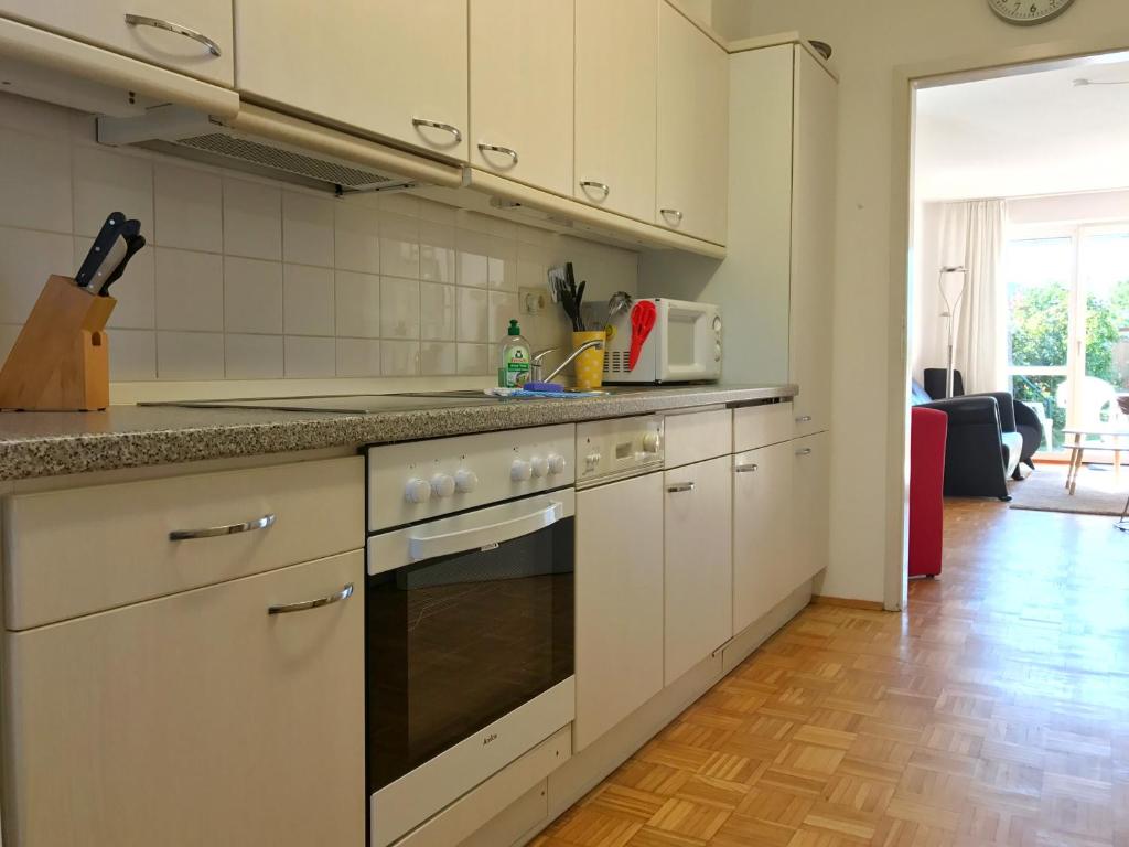 Kuchyň nebo kuchyňský kout v ubytování Ferienhaus Captain Hook