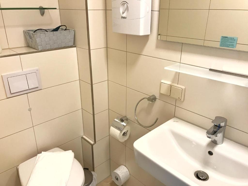 Koupelna v ubytování Ferienhaus Captain Hook
