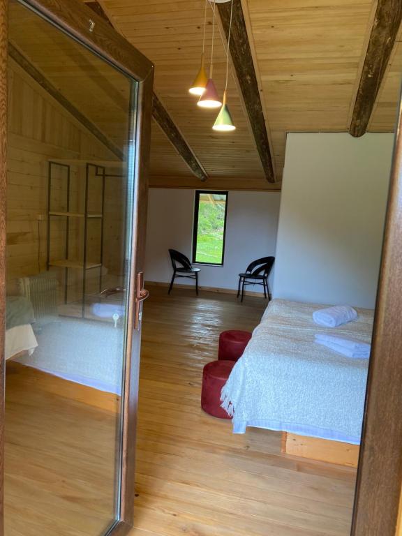 Postel nebo postele na pokoji v ubytování Hotel Chubezeni
