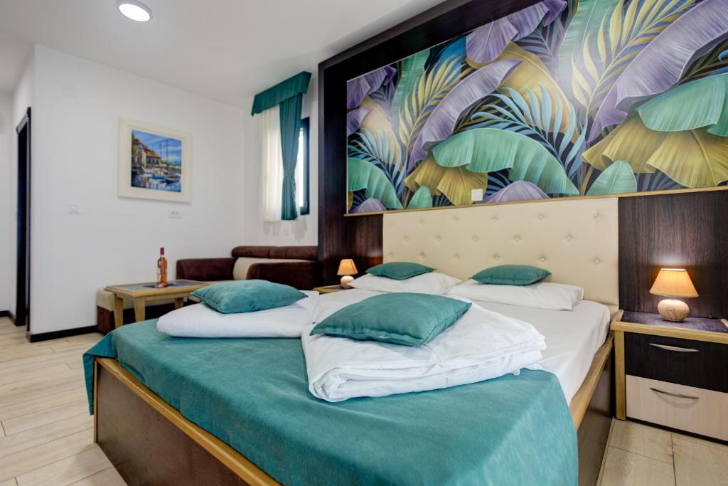 Rúm í herbergi á Porta Volta Residence
