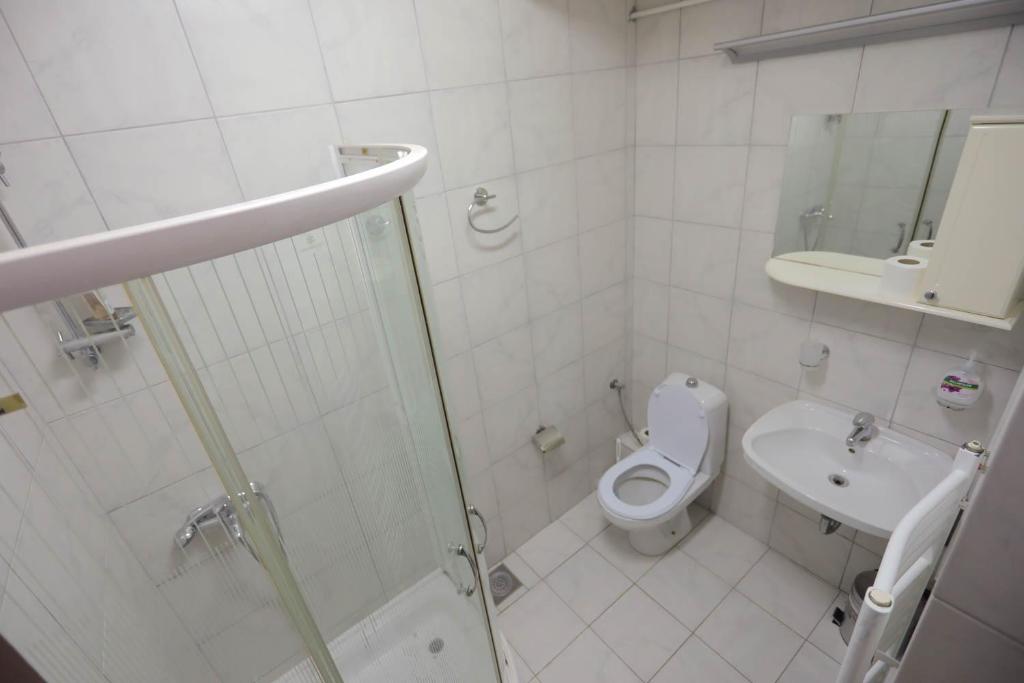 Koupelna v ubytování Restoran BSK